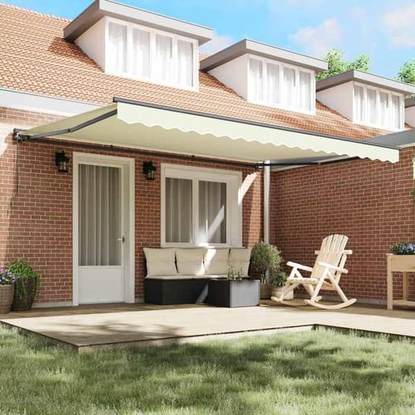 Maison Exclusive - Kermansateen kehys 450 × 300 cm polyesteri PU-pinnoitteella