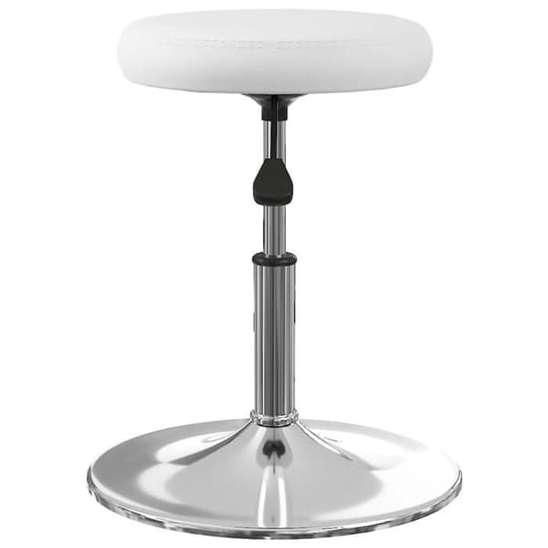 Maison Exclusive - Matstolar set om 4 vita i konstläder
