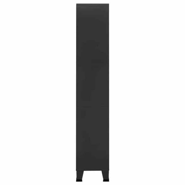 Maison Exclusive - Industriel Bibliotek Anthracite 80x32x180 cm Stål