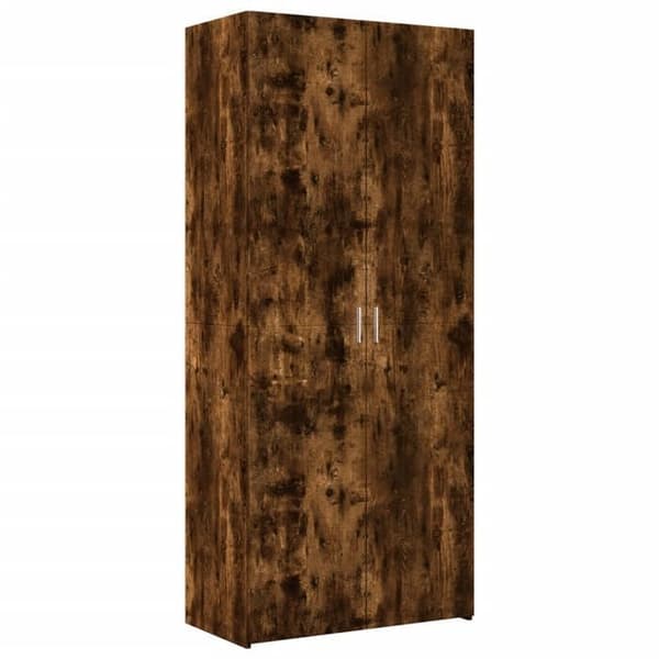 Maison Exclusive - Buffé hög ekrökt 80x42,5x249 cm ingenjörsträ