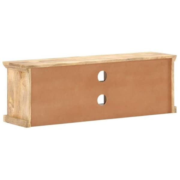 Maison Exclusive - TV-möbel med stålskåp 120x30x40 cm Mangoträ Ej specificerat