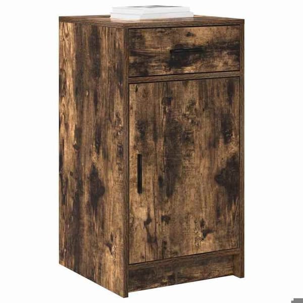 Maison Exclusive - Buffé Ek rökig 40 x 40.5 x 75 cm Ingenjörsträ Rökt ek