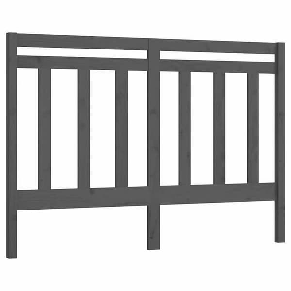Maison Exclusive - Hovedgærde Grå 166x4x100 cm Massivt fyrretræ Grå