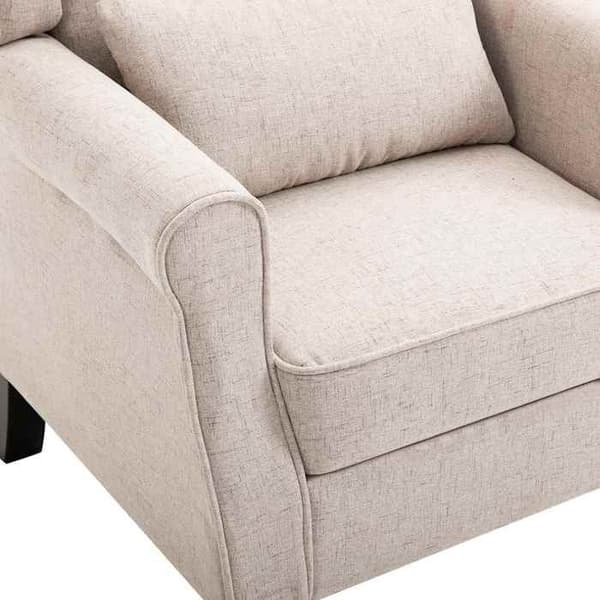 Maison Exclusive - Beige stof lænestol beige