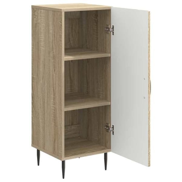 Maison Exclusive - Buffet Eg Sonoma 33 x 34,5 x 89,5 cm Ingeniørtræ