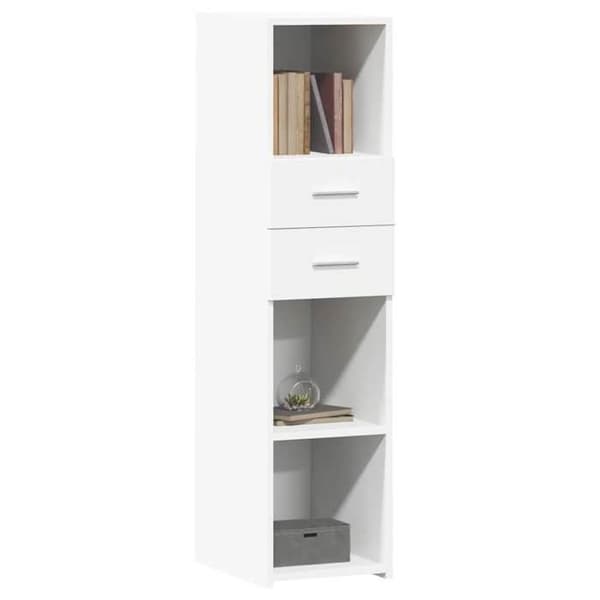 Maison Exclusive - Buffé hög vit 30x42,5x124 cm ingenjörsträ