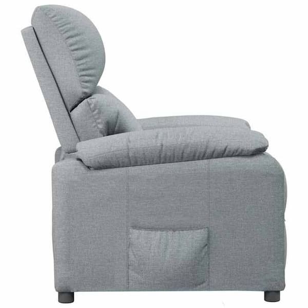 Maison Exclusive - Lätt grå recliner i tyg