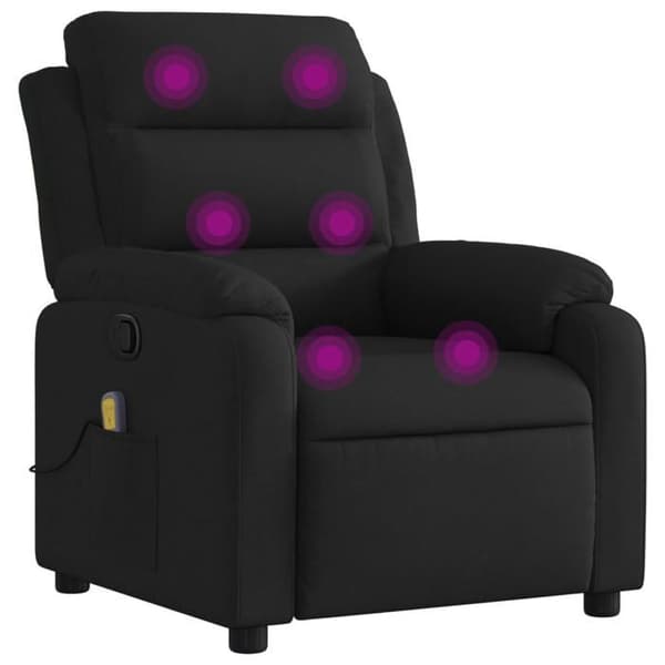 Maison Exclusive - Musta kangasmassaažituoli