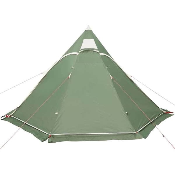 Maison Exclusive - Vihreä vedenpitävä tipi-teltta 5 hengelle