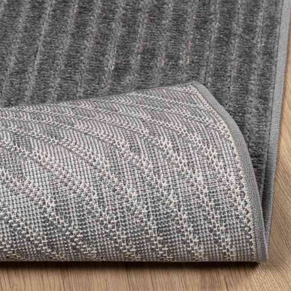 Maison Exclusive - PALMERAS Anthracite Polyester - Sisä- ja ulkokäyttöön tarkoitettu matto