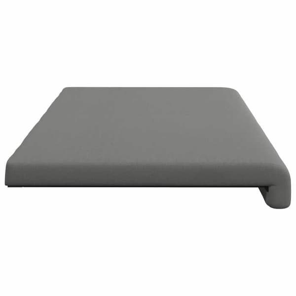 Maison Exclusive - Kudde för bänk i texturerad mörkgrå sammet, djup 35 cm Mörkgrå