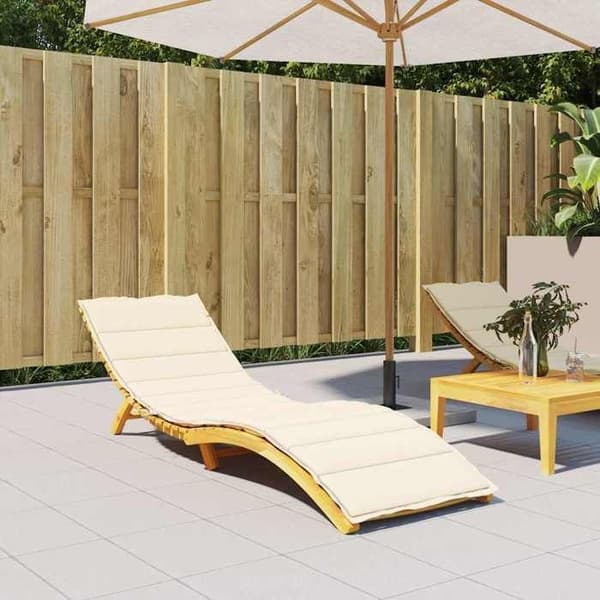 Maison Exclusive - Långfällstolskudde crème 200x50x3 cm oxfordtyg