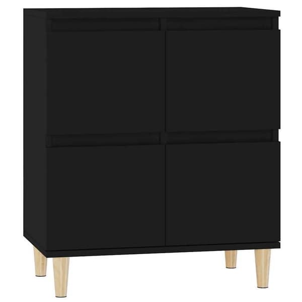 Maison Exclusive - Buffé Svart 60x35x70 cm Ingenjörsträ