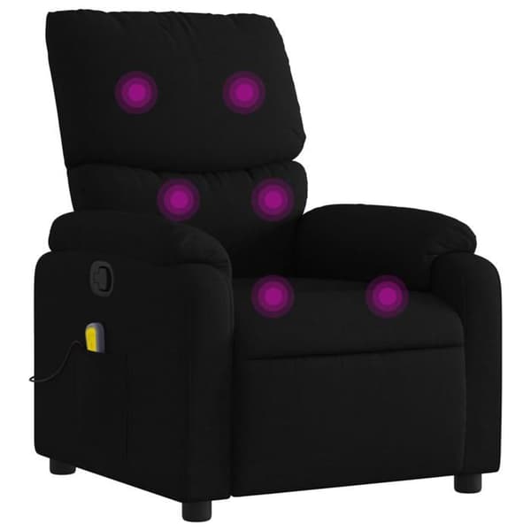 Maison Exclusive - Musta kangasmassaažituoli