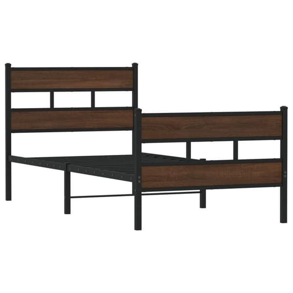 Sengestel - EKSKLUSIV HUS - 90 x 200 cm - Stål - Lamelseng - Opbevaring under seng