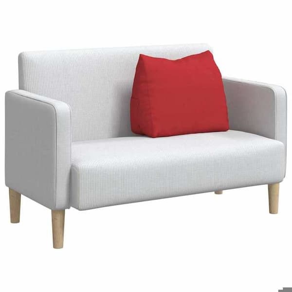 Selkätyyny - MAISON EXCLUSIVE - 20x60 cm - Punainen - Polyesteritäyte - Irrotettava päällinen