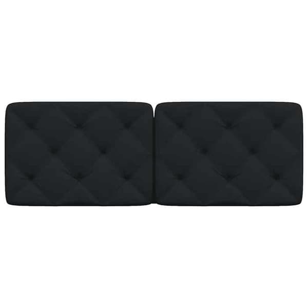 Maison Exclusive - Sort hovedgærdestofpude 120 cm