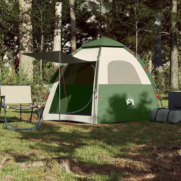 Maison Exclusive - 4 hengen vihreä telttakabinetti, nopea vapautus