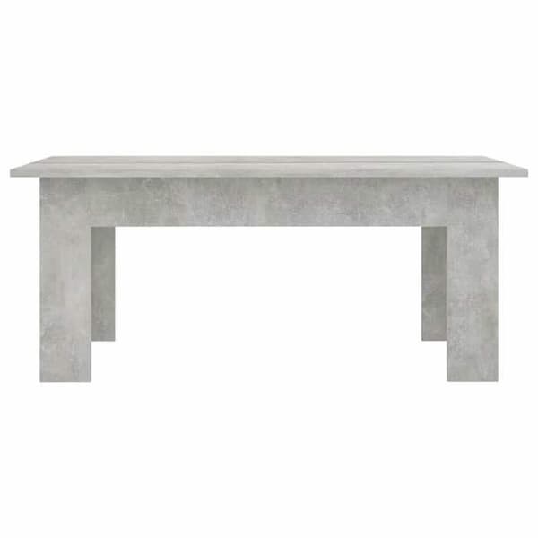 Bord - EKSKLUSIV HUS - 100x60x42 cm - Beton grå - Ingeniørtræ - Rektangulær Betonggrå