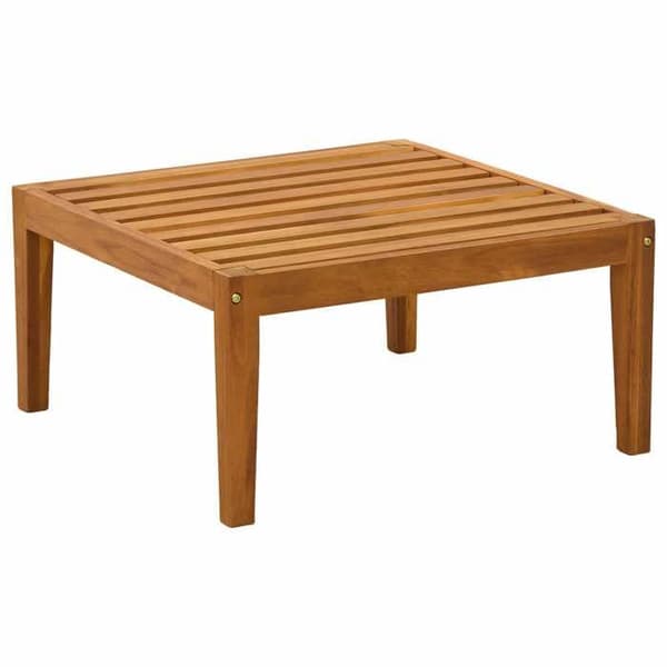 Ute-soffa - EXKLUSIVT HUS - Massivt akaciaträ - Modulär design - Brun - Lättskött