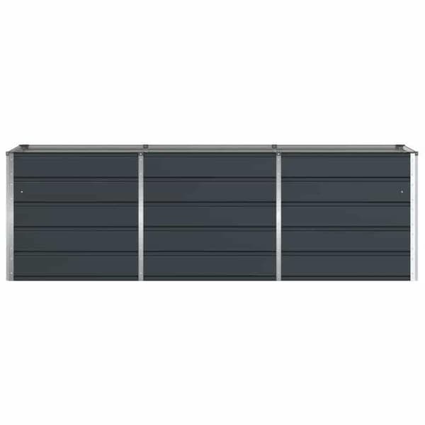 Maison Exclusive - Anthracite-kasvihuone 240 x 80 x 75 cm Teräs