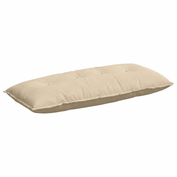 Maison Exclusive - Rygpude Creme 120 x 50 cm Mikrofiberstof
