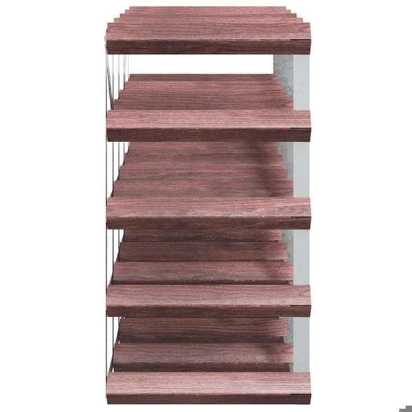 Maison Exclusive - Flaskställ för 20 flaskor Brun Solid furu