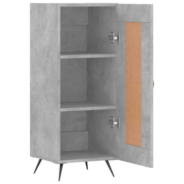 Maison Exclusive - Buffé Grå betong 34,5x34x90 cm Ingenjörsträ