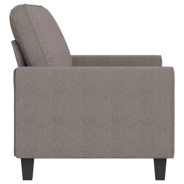 Maison Exclusive - Soffa 2-sits Taupe 140 cm Tyg