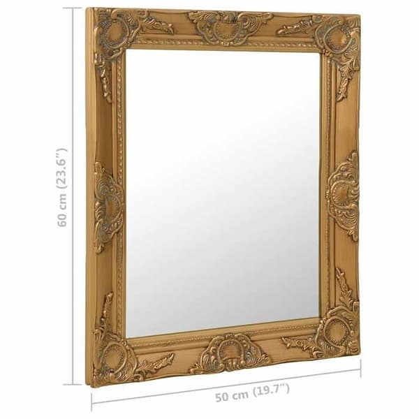 Maison Exclusive - Barockstil väggspegel 50x60 cm Guld