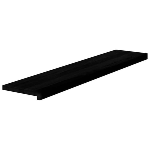 Maison Exclusive - Trappe 2 stk brun-sort 120x25x2 cm massiv eg brun-svart