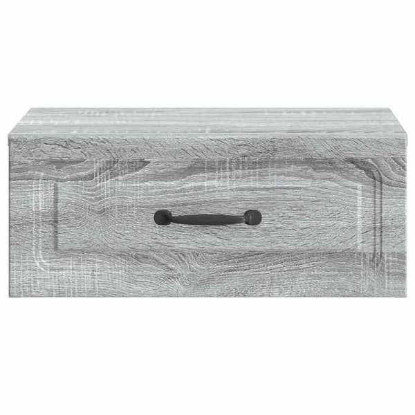 Maison Exclusive - Väggmonterad sängbord Sonoma grå 49 x 34,5 x 20 cm Sonoma grå