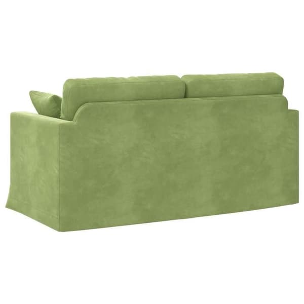 Maison Exclusive - Soffa Ljusgrön 158 x 78 x 80 cm Sammet