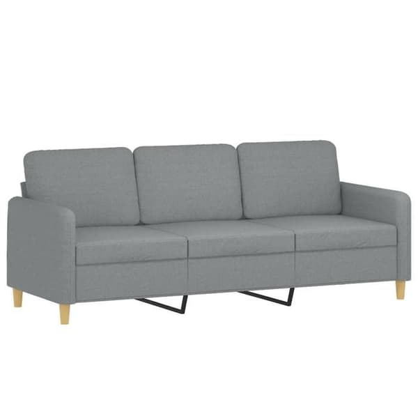 Maison Exclusive - 3-personers sofa Lys grå 180 cm Stof