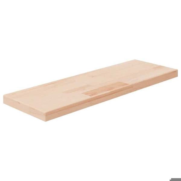 Maison Exclusive - Hyldepanel 60x20x2,5 cm Ubehandlet massivt egetræ