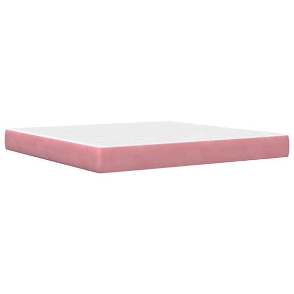 Sengestel - EKSKLUSIV HUS - 180 x 200 cm - Velour - Hovedgærde - Opbevaring under seng Ros