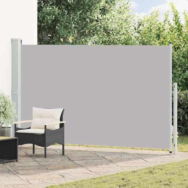 Maison Exclusive - Retractable sidotak för uteplats 180x314 cm Grå