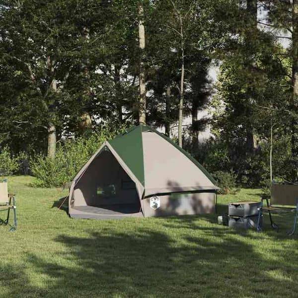 Maison Exclusive - Teepee Telt til 4 Personer Grøn og Grå