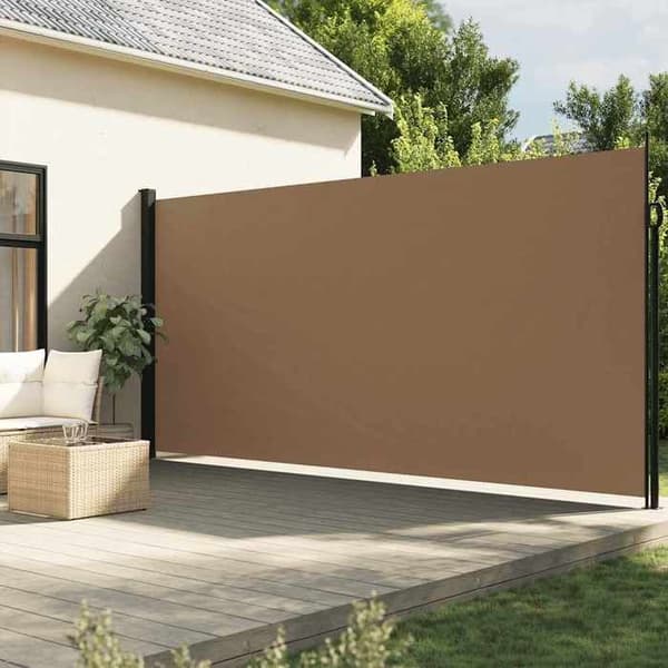 Maison Exclusive - Retractable sidotak taupe 200x300 cm