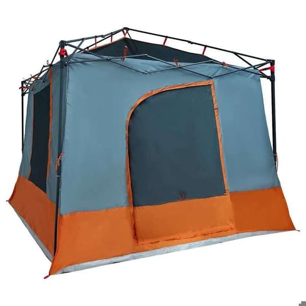 Maison Exclusive - Indertelt til 6 personer Grå og orange taffeta