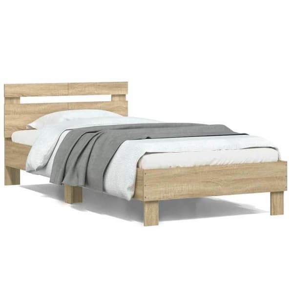 Maison Exclusive - Sengestel uden madras med hovedgærde 100x200 cm