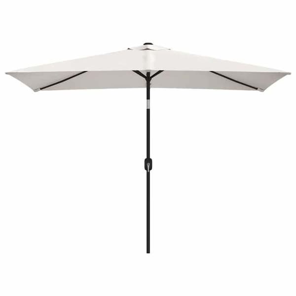 Maison Exclusive - Parasol 200 x 300 cm Hvid sand Rektangulær