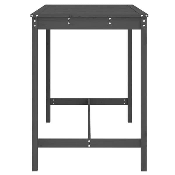 Havemøbel - EKSKLUSIV HUS - 121 x 82,5 x 110 cm - Massivt fyrretræ - Grå - Rektangulær Grå