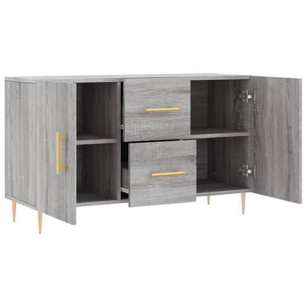 Maison Exclusive - Buffé Sonoma grå 100x36x60 cm ingenjörsträ