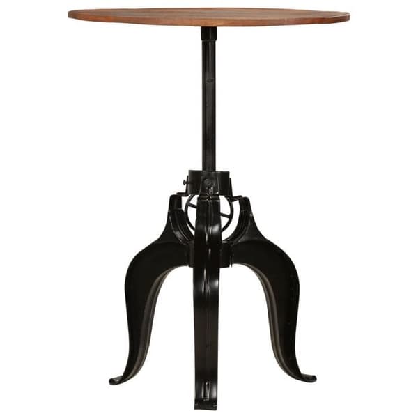 Maison Exclusive - Barbord i massivt genbrugstræ 75x(76-110) cm