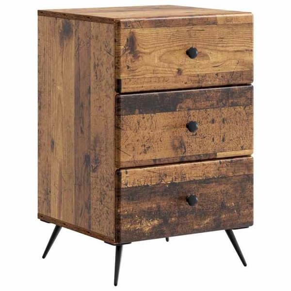 Maison Exclusive - Vanha puinen yöpöytä 43 x 41 x 66,5 cm