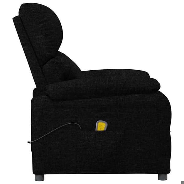 Maison Exclusive - Svart tyg massagefåtölj