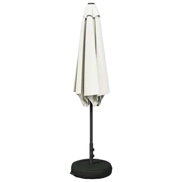 Maison Exclusive - Trädgårdsparasol med bas 300 x 300 cm Polyester