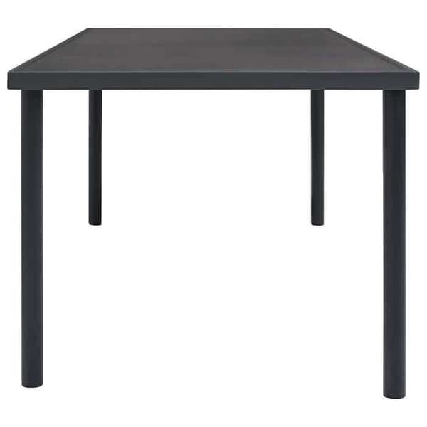 Maison Exclusive - Udendørs spisebord Anthracite 190x90x74 cm Stål antracit