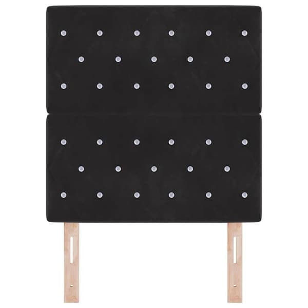 Maison Exclusive - Musta pääty 80 cm Sametti Svart
